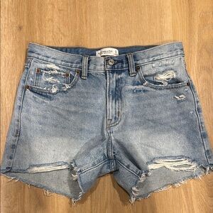Mid Rise Boyfriend Jean Shorts